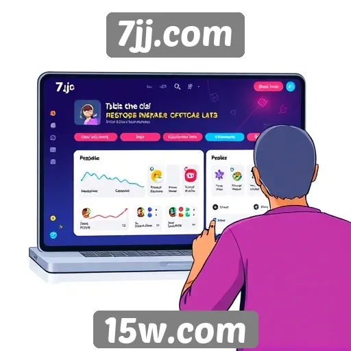 Exploração da interface do usuário no 7jj.com